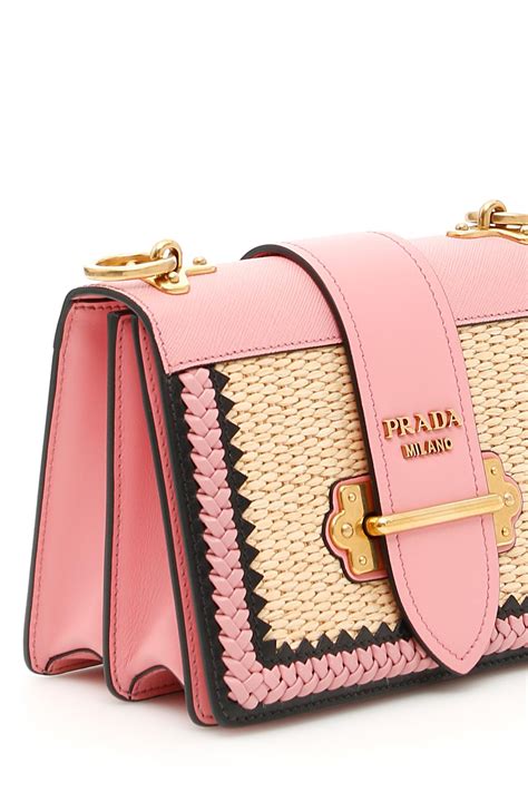 prada cahier bag pink